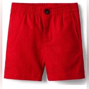 NWT- Janie and Jack Fire Engine Red Color Shorts